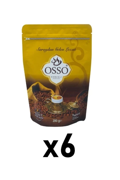 Osso Osmanlı Kahvesi 200 Gr 8 Karışımlı 6'li Set ürün görseli 1