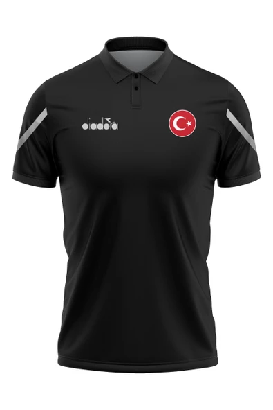 Diadora Alto 25 Milli Takım Kamp Tişört Siyah ürün görseli 1