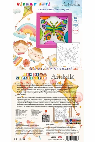 Cam Vitray Seti Unicorn VT-04 - Resim 3