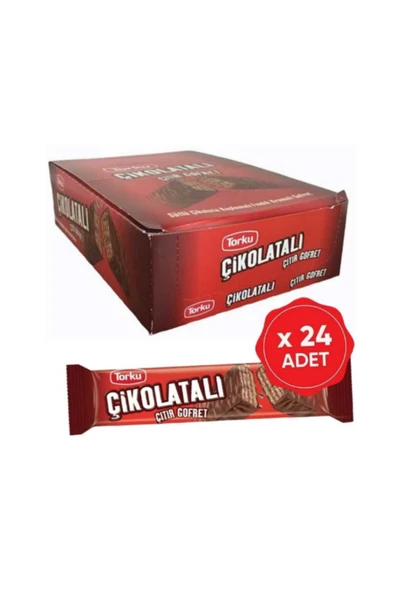 CIKOLATA TORKU ÇITIR GOFRET 24 LÜ PAKET ürün görseli 1