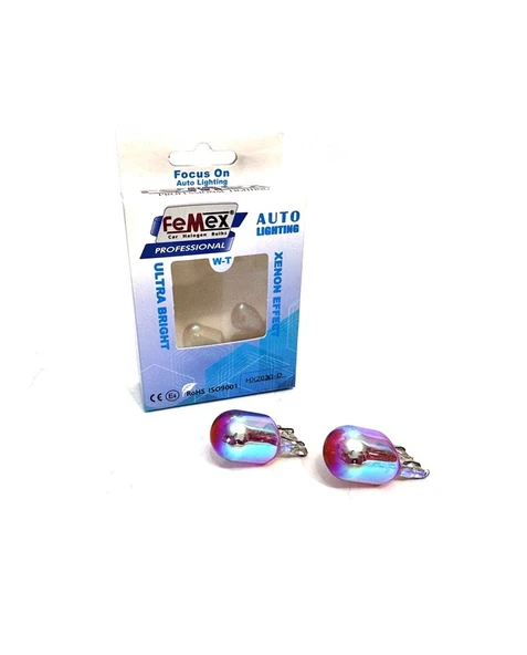 FEMEX Diadem Turuncu Tek Duy/Çit Duy T20 W21W 7440/7443  Sinyal&Gündüz Aydınlatma FEMEX ürün görseli 1