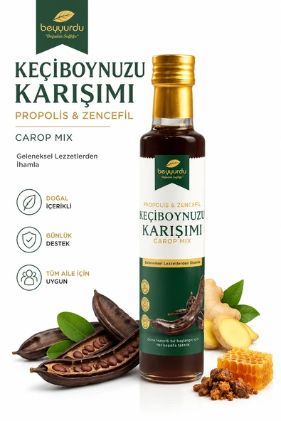 Keçiboynuzu Karışımı Beyyurdu Enerji Günlük Destek Doğal Pekmez Karışımı ürün görseli 1