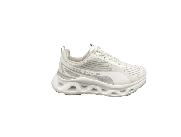 Taşçı Ayakkabı Kadın Spor Ayakkabı Kalın Tabanlı Hafif Ve Şık Günlük Sneaker Flet 393M ürün görseli 1
