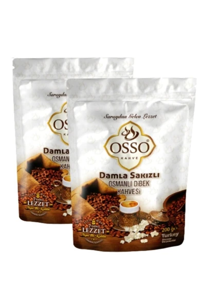 OSSO KAHVE Osso Damla Sakızlı Dibek Kahvesi 200 gr X 2 Adet ürün görseli 1