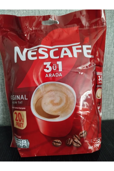 Nescafe 3 ü 1 Arada Orıgınal 20 Adet ürün görseli 1