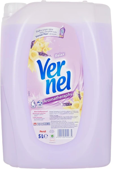 Vernel Aromatheraphy Relax Çamaşır Yumuşatıcı 5 L ürün görseli 1