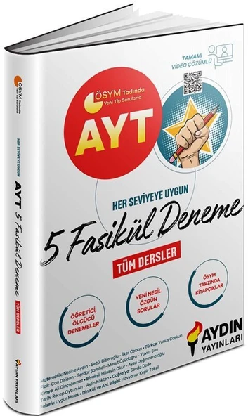 Aydın Yayınları AYT 5 Fasikül Deneme ürün görseli 1