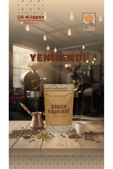 Drcoffee Dibek Kahvesi Kakuleli Poşet 200gr - Resim 3