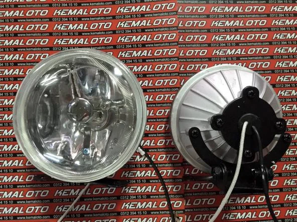 Yuvarlak Metal Sis Beyaz 10 CM ürün görseli 1