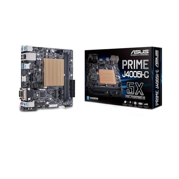ASUS PRIME J4005I-C Celeron İşlemcili Intel DDR4 2400MHz M.2 Mini-ITX Anakart ürün görseli 1