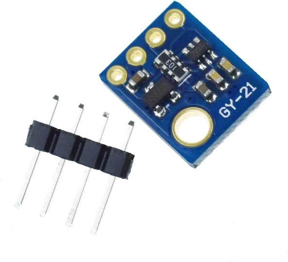 GY-21 SI7021 Hassas Sıcaklık ve Nem Sensör Modülü Kartı - I2C Arduino Uyumlu ürün görseli 1