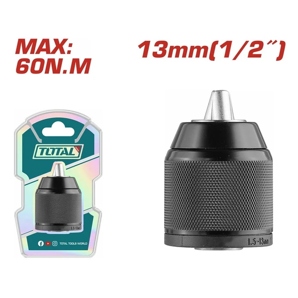 Total 13 Mm Otomatik Darbeli Mandren TAC4513201 ürün görseli 1