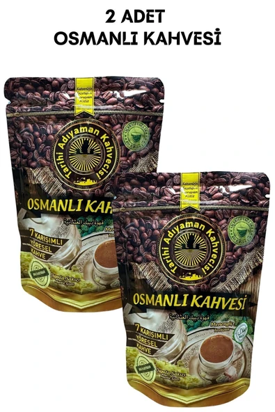 Tarihi Adıyaman Kahvecisi TARİHİ ADIYAMAN KAHVECİSİ OSMANLI 7 KARIŞIMLIYÖRESEL KAHVE 200 GR 2 X 200GR ürün görseli 1