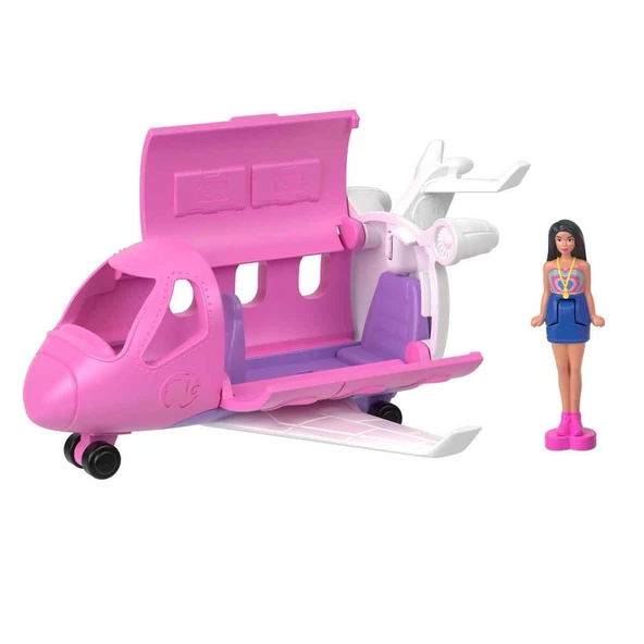 Barbie Mini Barbieland Aracı HYF38 HYF40 Uçak ürün görseli 1