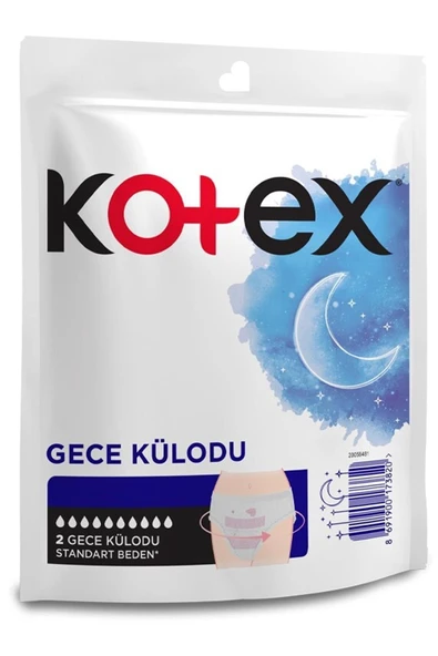 Hijyenik Gece Külodu 2'li - Resim 3