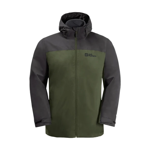 Jack Wolfskin Taubenberg 3IN1 Jacket Mont Yeşil ürün görseli 1