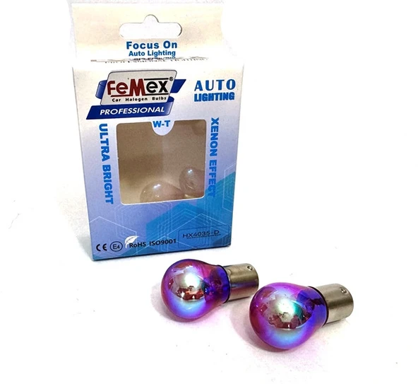Femex Diadem Turuncu P21W BAU15S Sinyal Aydınlatma ürün görseli 1