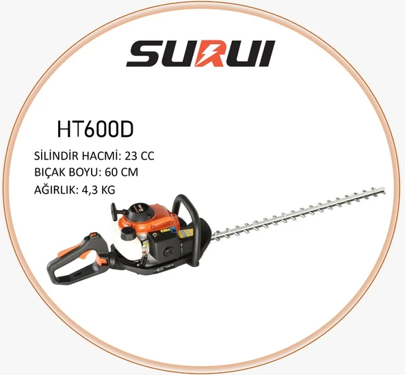 SURUI HT600 ÇİT BUDAMA MAKİNESİ ürün görseli 1