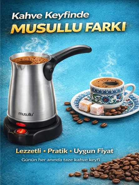 Musullu MSL-CM212 Kahve Cezvesi Katlanır Kulp - Resim 3