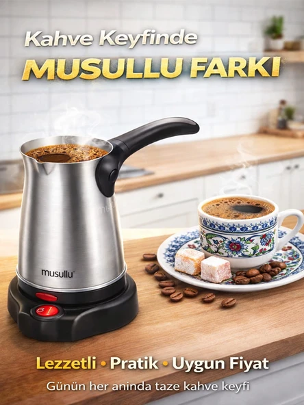 Musullu MSL-CM212 Kahve Cezvesi Katlanır Kulp - Resim 4