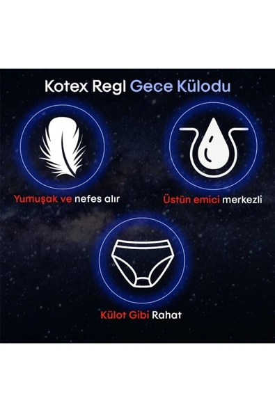 Regl Gece Külodu 2'li 3 Paket - Resim 4