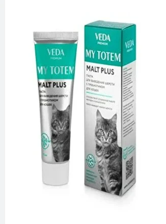 Veda My Totem Malt Plus Kedi Tüy Yumağı Giderici Malt Pasta 75 ml ürün görseli 1