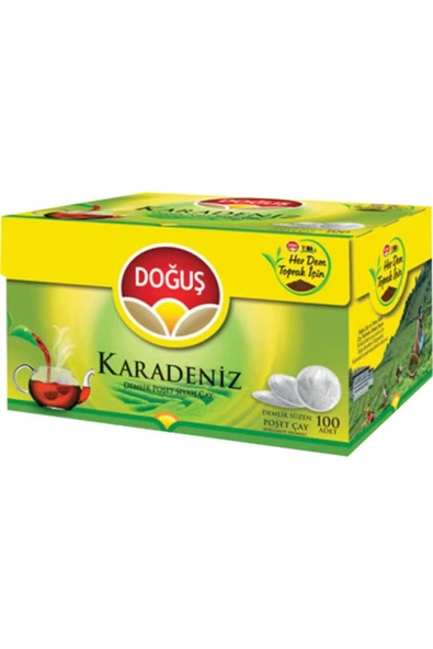 Doğuş Doğuş Karadeniz Demlik Poşet Çay 100'lü ürün görseli 1