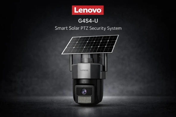 LENOVO G4S4-U (X6T-4G-U) 6MP 4K Ultra HD 4G Solar Kamera AOV ürün görseli 1