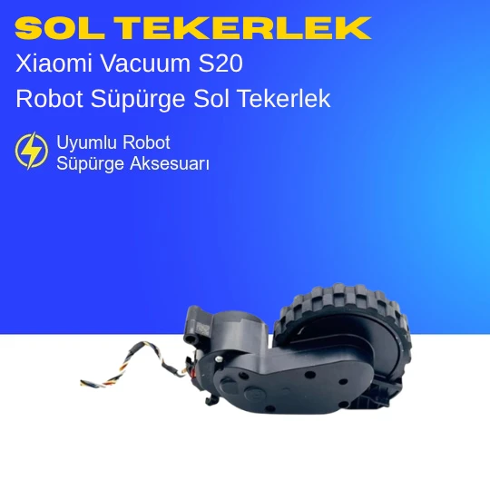 Xiaomi Vacuum S20 Robot Süpürge Sol Tekerlek - Resim 3