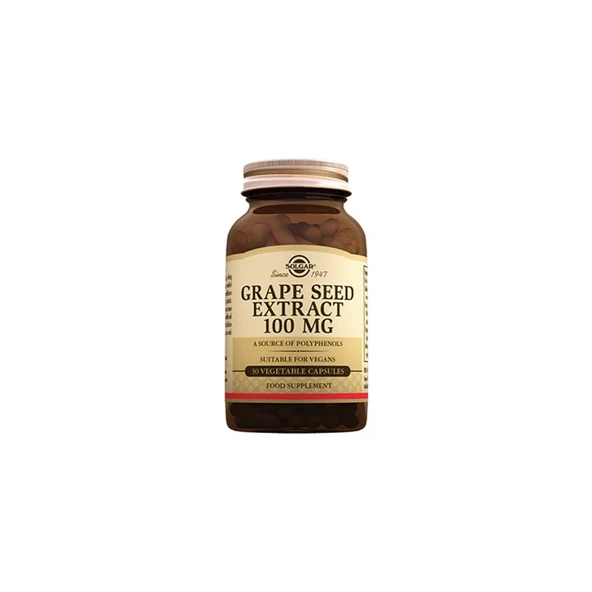 Solgar grape Seed EXT.100 Mg 30  Kapsül ürün görseli 1