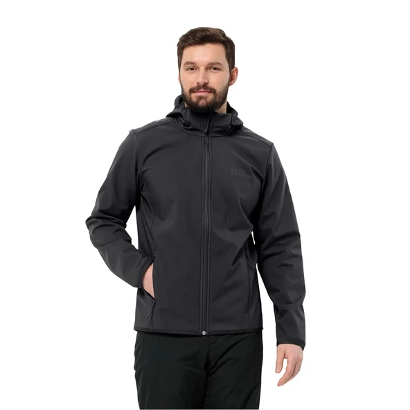 Jack Wolfskin Bornberg Hoody Erkek Outdoor Siyah ürün görseli 1