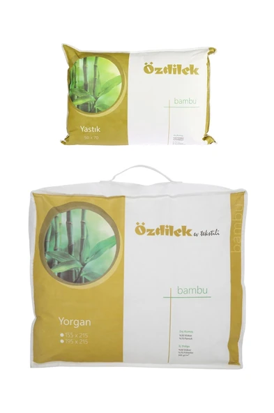 Özdilek 1 Adet Bambu Yorgan + 1 Adet Bambu Yastık (Tek Kişilik) ürün görseli 1