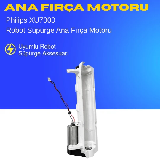 Philips XU7000 Robot Süpürge Uyumlu Ana Fırça Motoru XU7000/2 ürün görseli 1