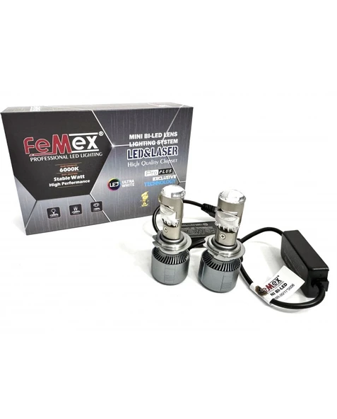 FEMEX Pro PLUS EXCLUSIVE Technology CSP LEXTAR Chipset H7 Mini Bi-Led Kendinden Mercekli FEMEX ürün görseli 1