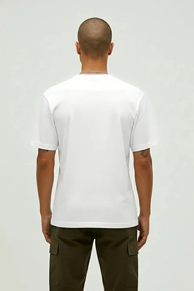 Bad Bear Beyond Erkek Beyaz Tshirt - Resim 3