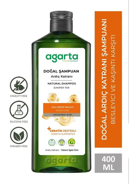 Agarta Ardıç Katranı Kepek ve Kaşıntıya Karşı Şampuan 400 Ml ürün görseli 1