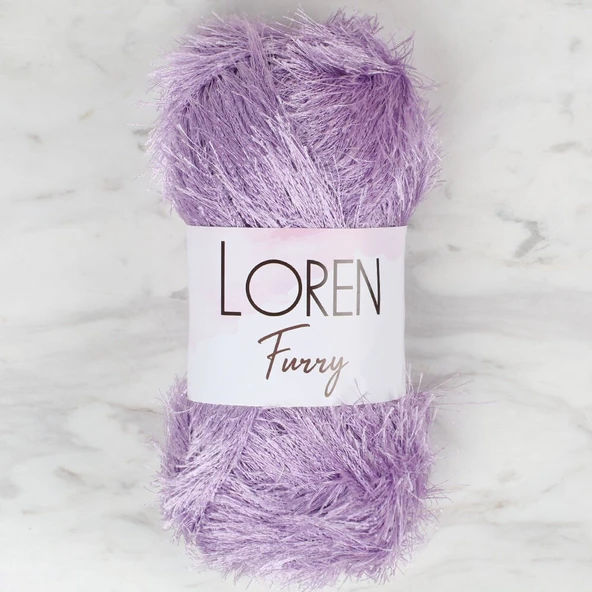 Loren Furry Lila El Örgü İpi - RF009 - 34047 ürün görseli 1