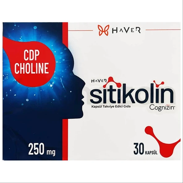 Haver Sitikolin Cognizin 250 mg 30 Kapsül ürün görseli 1