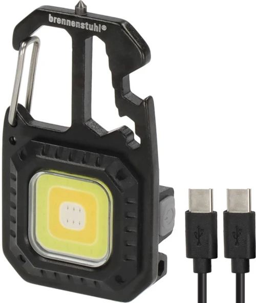Brennenstuhl Outdoor 600 A Profesyonel Mini LED Projektör Fener – 600 Lümen, USB-C Şarjlı, 6 Fonksiyonlu ürün görseli 1