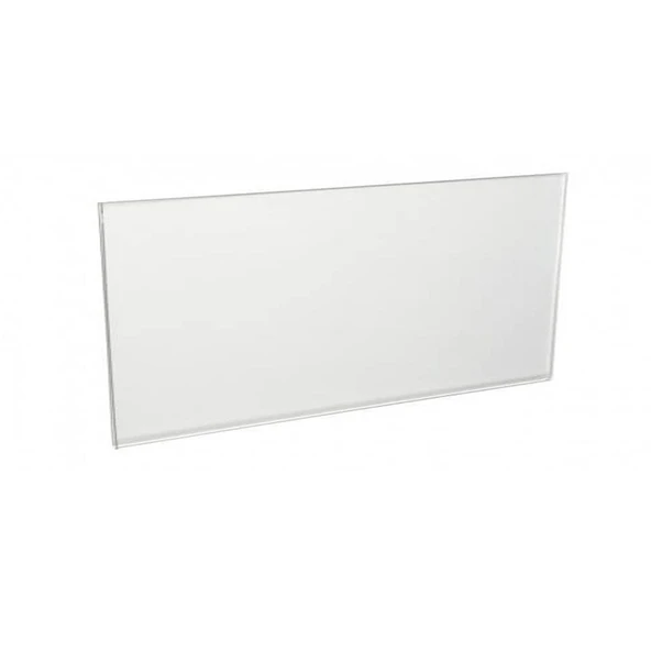 Duvar Tipi Yatay 21x10cm U Pleksi Şeffaf Föylük Broşürlük Fiyatlık 50li Paket ürün görseli 1