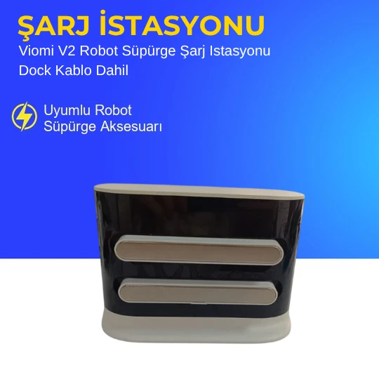 Viomi V2 Robot Süpürge Şarj Istasyonu Dock Kablo Dahil ürün görseli 1