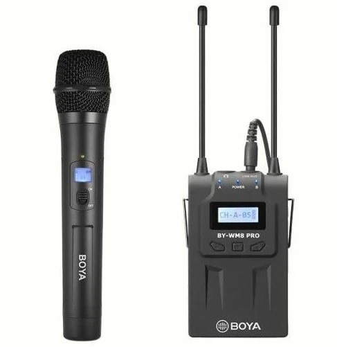 Boya BY-WM8 Pro Kit-3 Kablosuz El Mikrofonu Seti ürün görseli 1