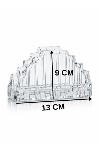 Cam Peçetelik 13x9 Cm Şeffaf - Resim 4