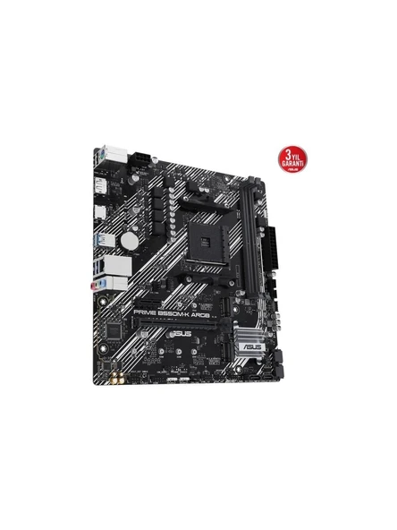 Asus Prime B550M-K ARGB AMD AM4 DDR4 Micro ATX Anakart ürün görseli 1
