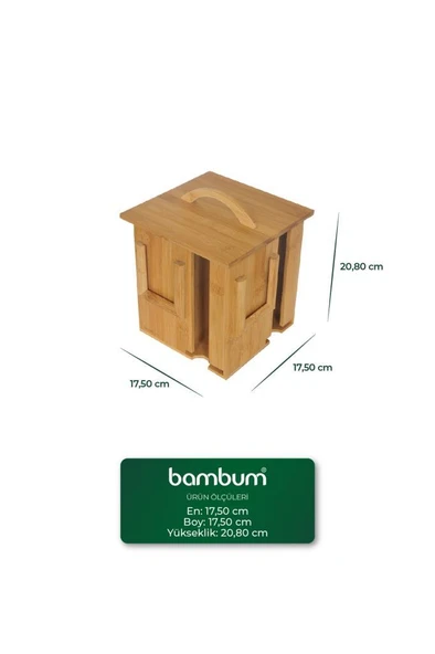 Bambum Tiste - Dönen Çay Kutusu - Resim 3