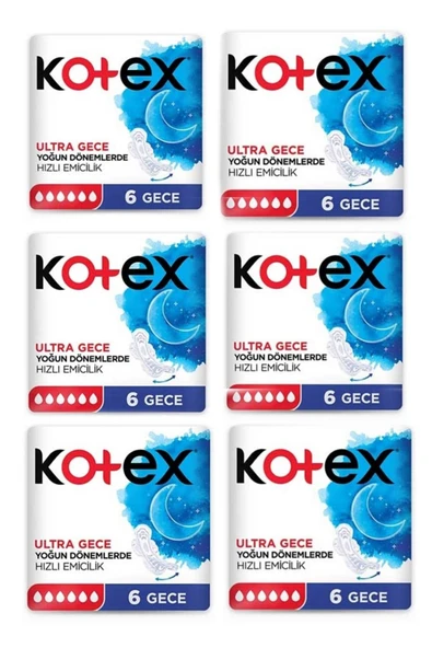 Ultra Ped Gece 6'lı ürün görseli 1