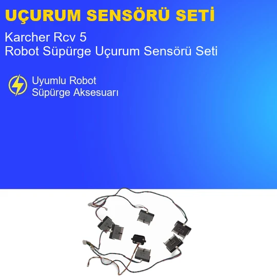 Karcher Rcv 5 Robot Süpürge Tampon ve Uçurum Sensörü Seti ürün görseli 1