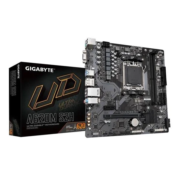 Gigabyte A620M S2H D5 Am5 Vga Hdmi Dp A620M-S2H ürün görseli 1