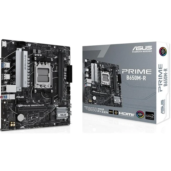 Asus Prime B650M-R Am5 Ryzen Ddr5 Hdmi 90Mb1H30-M0Eay0 ürün görseli 1
