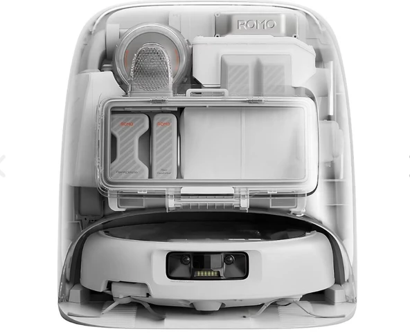 DJI Romo P Çöp İstasyonlu Akıllı Robot Süpürge ürün görseli 1
